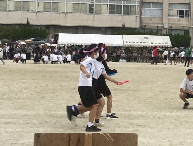 二人三脚リレー