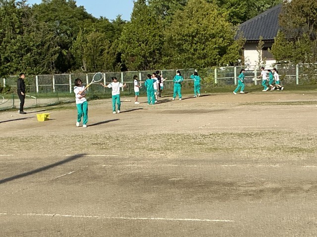 ソフトテニス部女子