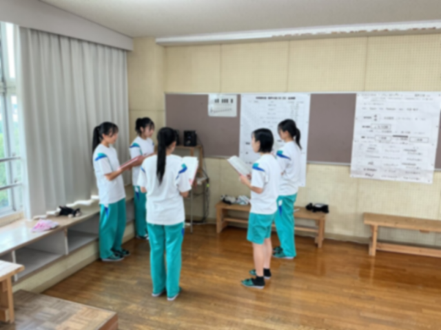 音楽のパート練習 自分で課題を見つけて改善していきます